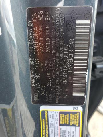 2016 KIA OPTIMA LX - KNAGT4L36G5091997