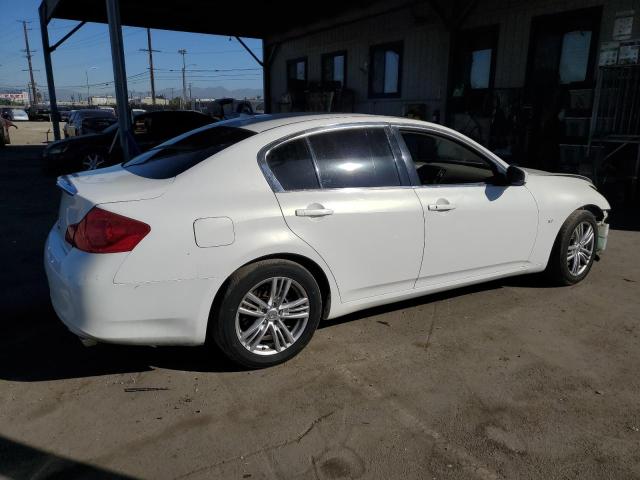 INFINITI Q40 2015 white  gas JN1CV6AP7FM502358 photo #4