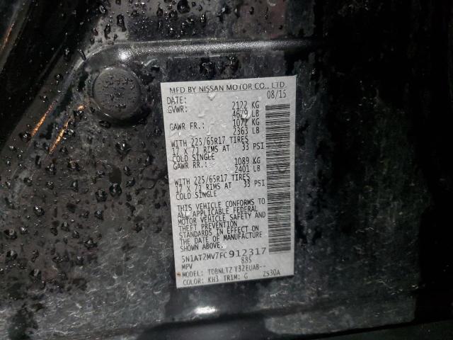 2015 NISSAN ROGUE S 5N1AT2MV7FC912317
