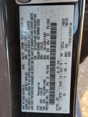 2015 FORD FIESTA SE - 3FADP4EJ0FM220725