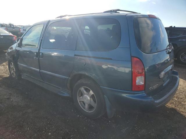 NISSAN QUEST GXE 2001 blue  gas 4N2ZN15T21D821982 photo #3