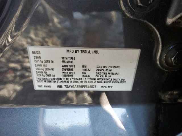 2023 TESLA MODEL Y - 7SAYGAEE6PF846575