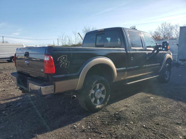 FORD F350 SUPER 2011 black crew pic gas 1FT8W3B64BEA50815 photo #4