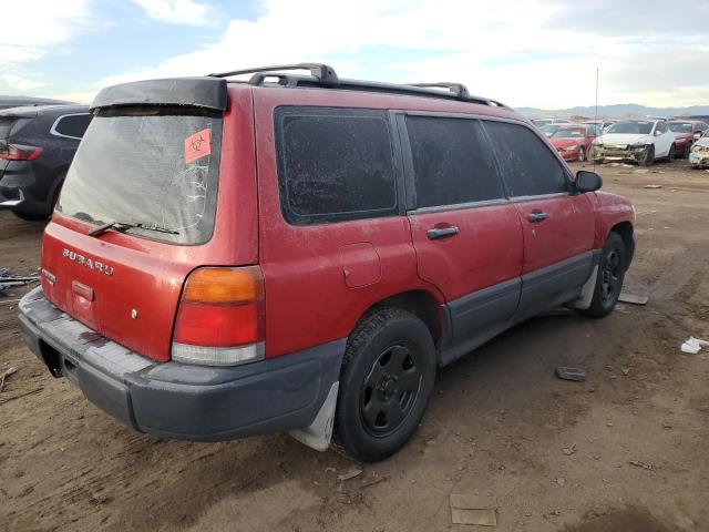 SUBARU FORESTER L 2000 red  gas JF1SF6352YG716232 photo #4