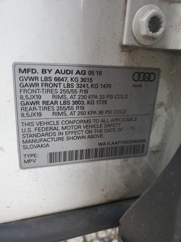 VIN WA1LAAF7XKD043206 2019 AUDI Q7 no.13