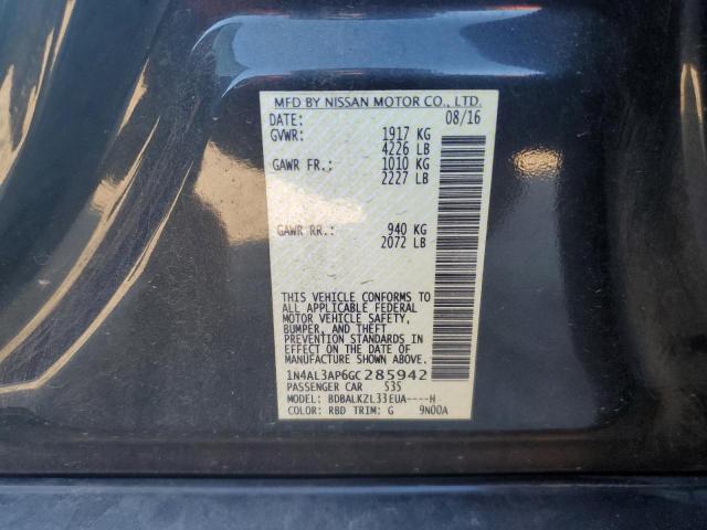 2016 NISSAN ALTIMA 2.5 - 1N4AL3AP6GC285942