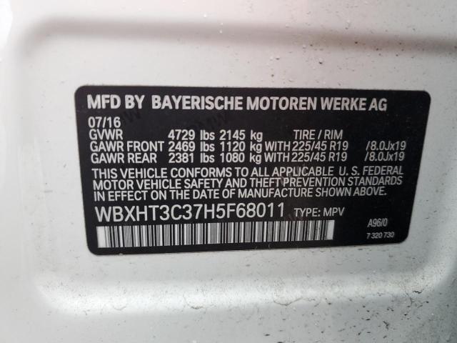 2017 BMW X1 XDRIVE2 - WBXHT3C37H5F68011