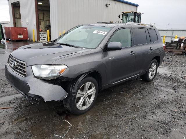 TOYOTA HIGHLANDER 2008 charcoal  gas JTEES43A682063823 photo #1