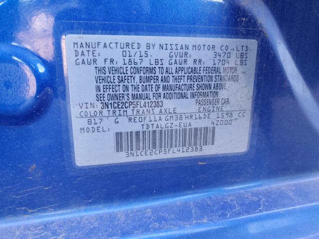2015 NISSAN VERSA NOTE - 3N1CE2CP5FL412383
