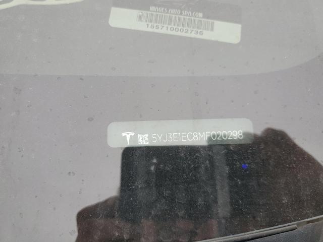 2021 TESLA MODEL 3 - 5YJ3E1EC8MF020298