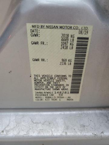2020 NISSAN ALTIMA PLA - 1N4BL4FWXLC148281