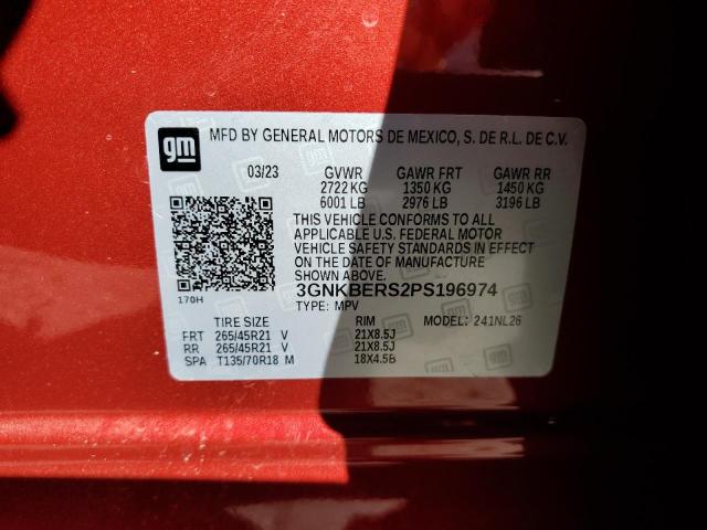 2023 CHEVROLET BLAZER RS - 3GNKBERS2PS196974