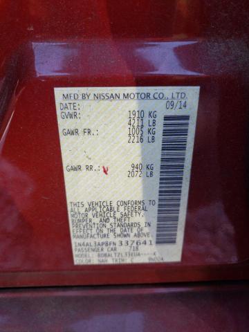 2015 NISSAN ALTIMA 2.5 - 1N4AL3AP8FN337641