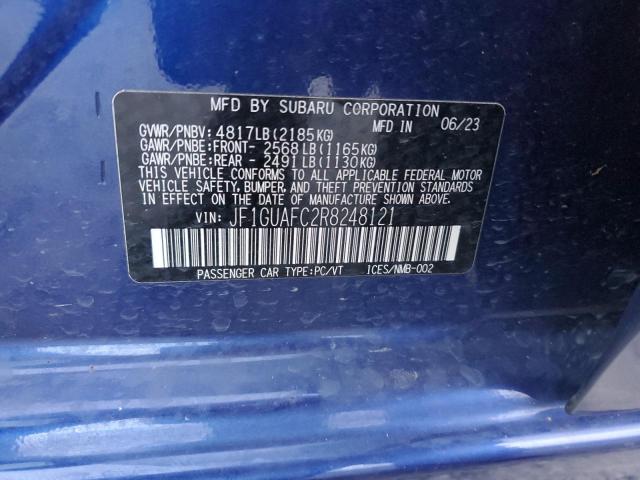 2024 SUBARU IMPREZA SP - JF1GUAFC2R8248121