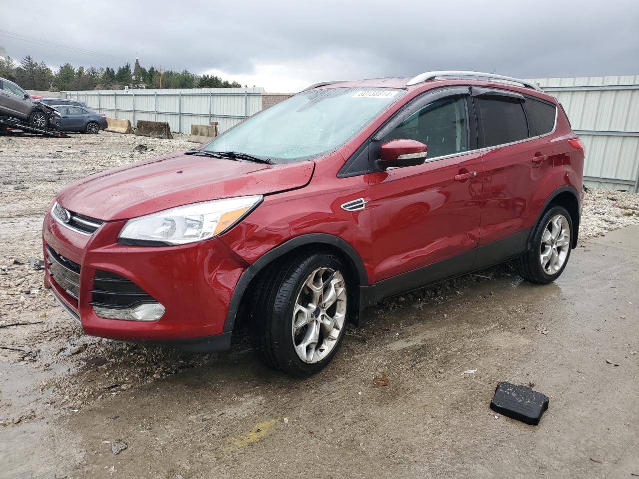 Lot #3025218608 2014 FORD ESCAPE TIT