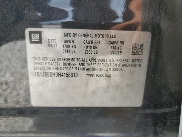 2017 CHEVROLET SONIC LS - 1G1JB5SH9H4156310