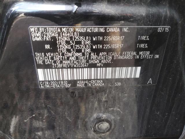 2015 TOYOTA RAV4 LE - 2T3BFREV1FW303647