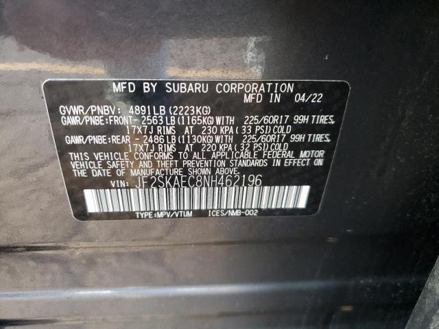 2022 SUBARU FORESTER P - JF2SKAEC8NH462196