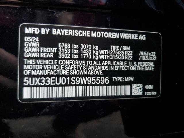 VIN 5UX33EU01S9W95596 2025 BMW X5 M60I no.13