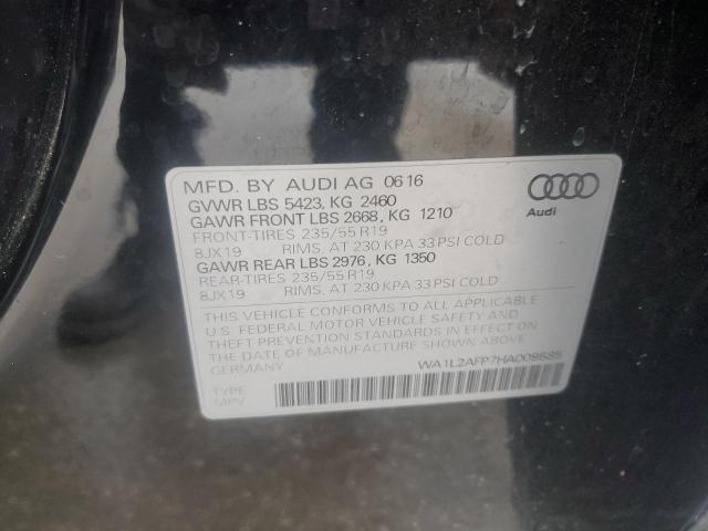 2017 AUDI Q5 PREMIUM - WA1L2AFP7HA009585