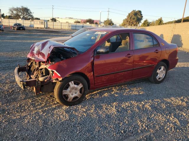 TOYOTA COROLLA CE 2004 burgundy  gas 1NXBR32E84Z322906 photo #1