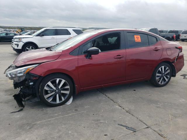 NISSAN VERSA SR 2021 burgundy  gas 3N1CN8FV8ML882899 photo #1