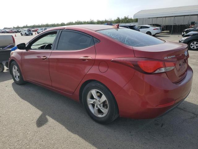 HYUNDAI ELANTRA SE 2014 red  gas 5NPDH4AE0EH536226 photo #3