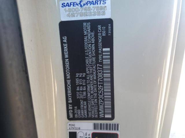 2015 MINI COOPER S - WMWZP3C52FT708377