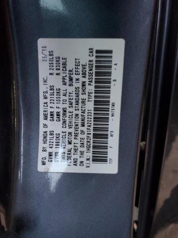 2015 HONDA ACCORD EXL - 1HGCR2F81FA202331