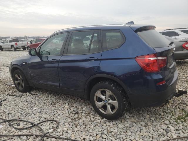 BMW X3 XDRIVE2 2011 blue  gas 5UXWX5C52BL712908 photo #3