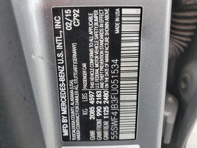 2015 MERCEDES-BENZ C 300 - 55SWF4JB3FU051534
