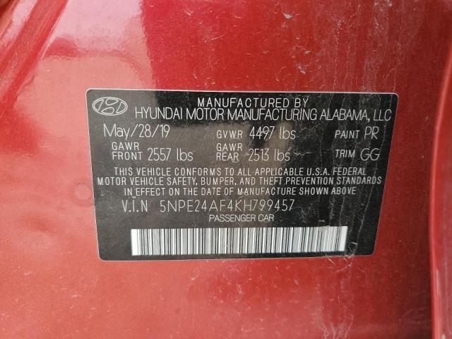 2019 HYUNDAI SONATA SE - 5NPE24AF4KH799457