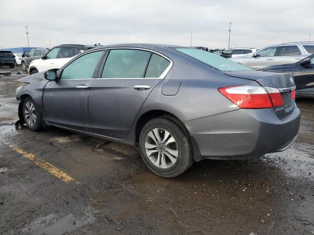 HONDA ACCORD LX 2013 gray sedan 4d gas 1HGCR2F33DA007641 photo #3