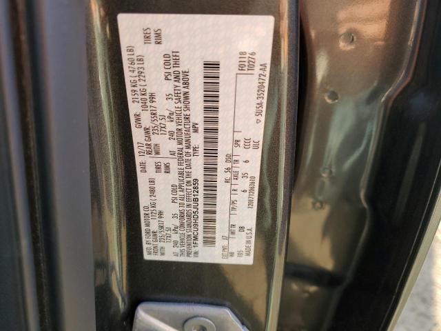 2018 FORD ESCAPE SEL - 1FMCU9HD5JUB12859