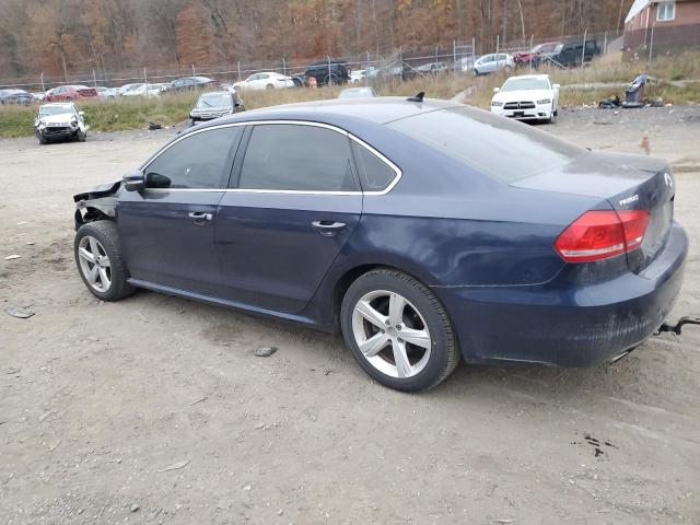 VOLKSWAGEN PASSAT SE 2015 blue  diesel 1VWBV7A37FC086391 photo #3