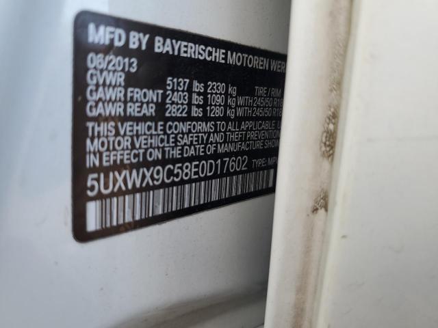 VIN 5UXWX9C58E0D17602 2014 BMW X3 no.13