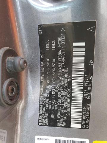2017 TOYOTA SIENNA XLE - 5TDDZ3DC5HS159506