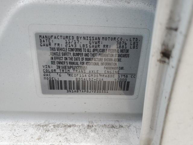 2018 NISSAN SENTRA S - 3N1AB7AP8JY235551