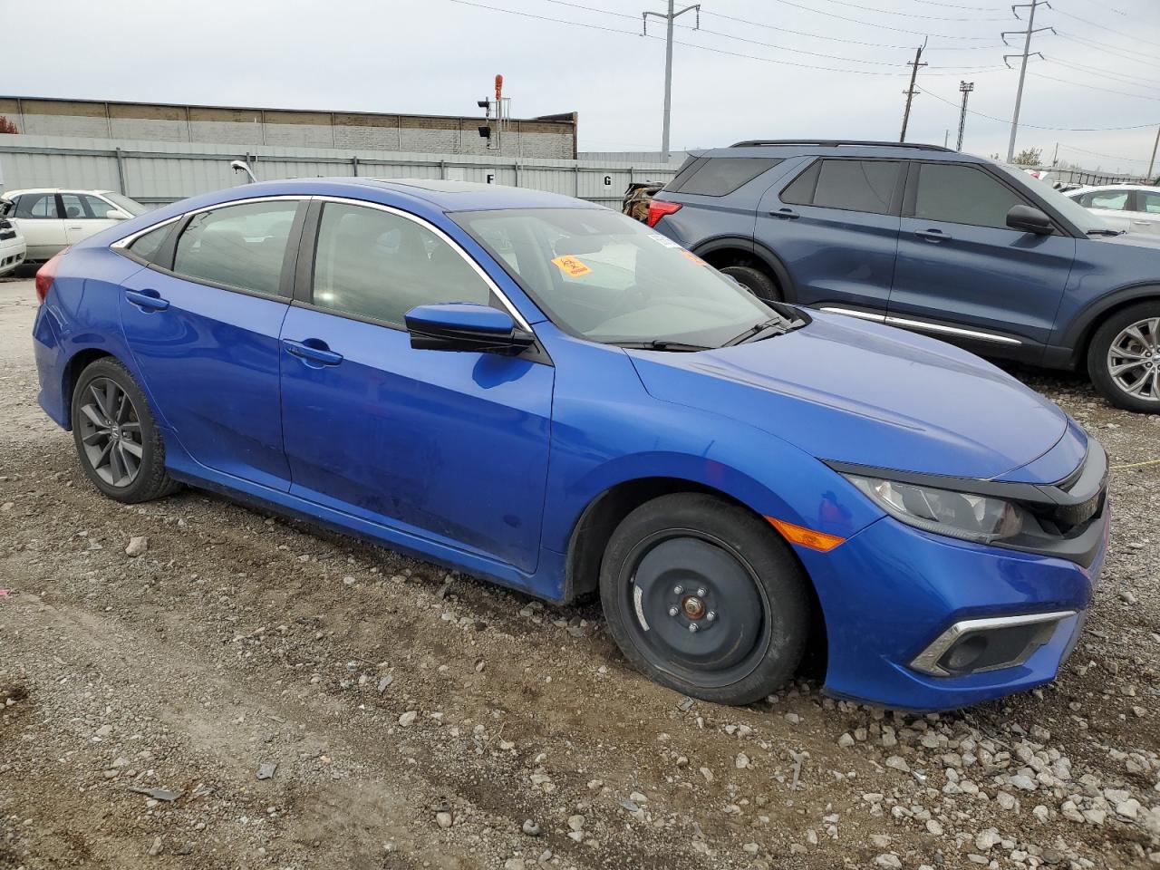 Lot #2976936715 2021 HONDA CIVIC EX