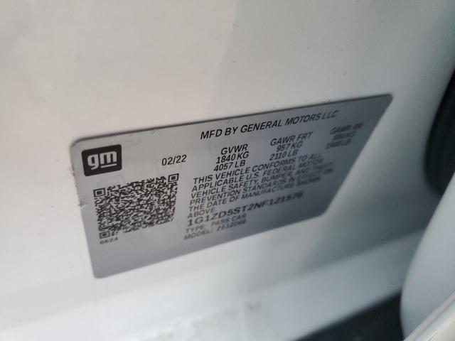 2022 CHEVROLET MALIBU LT - 1G1ZD5ST2NF121576