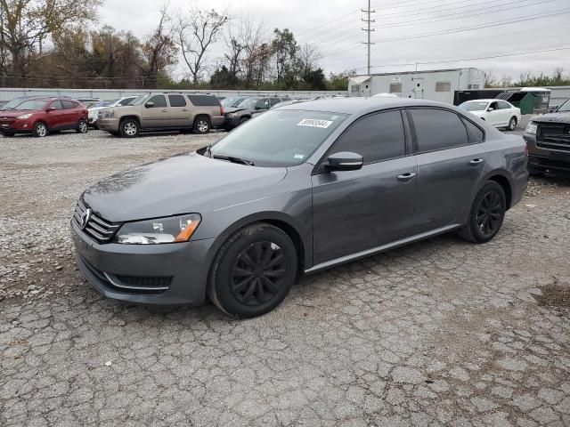 VOLKSWAGEN PASSAT S 2013 gray sedan 4d gas 1VWAH7A36DC086978 photo #1