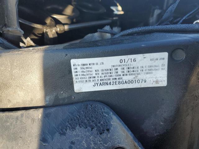 2016 YAMAHA YZFR1S JYARN42E8GA001079
