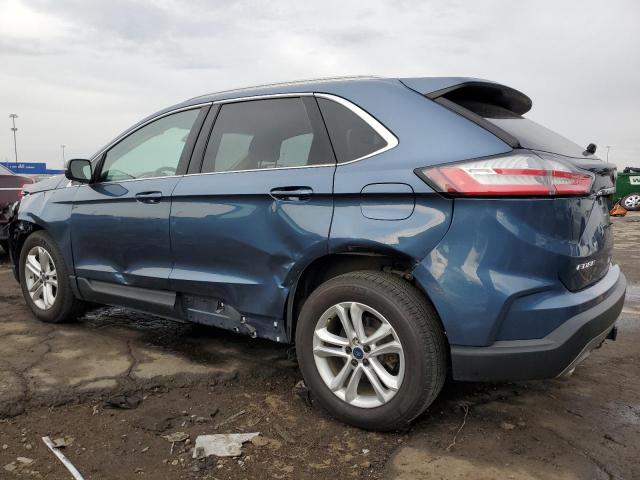 FORD EDGE SEL 2019 blue  gas 2FMPK4J93KBB13807 photo #3