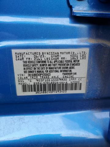 2023 NISSAN SENTRA SV - 3N1AB8CV0PY293423