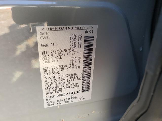 2024 NISSAN PATHFINDER - 5N1DR3DG0RC274130