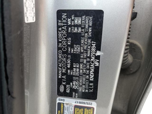 2021 KIA BORREGO LX KNDPM3AC2M7938947