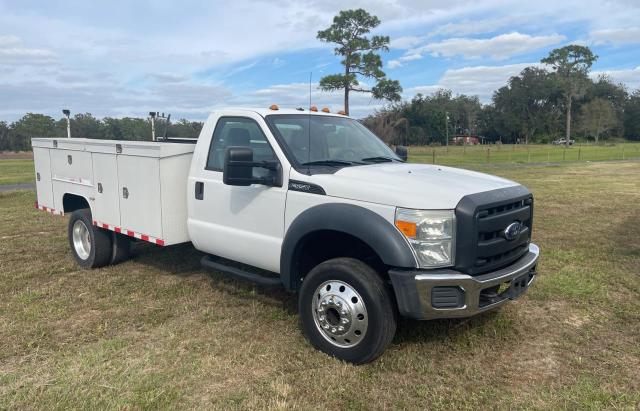 FORD F550 SUPER 2016 white chassis gas 1FDUF5GY3GEB54493 photo #1