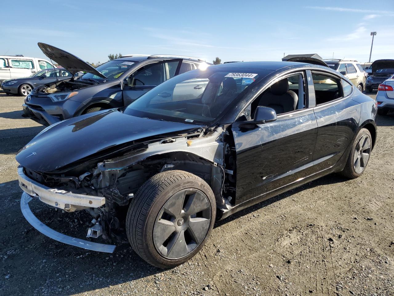 Lot #2972423411 2022 TESLA MODEL 3