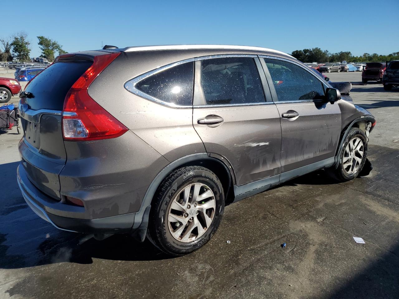 Lot #3030240132 2015 HONDA CR-V EXL