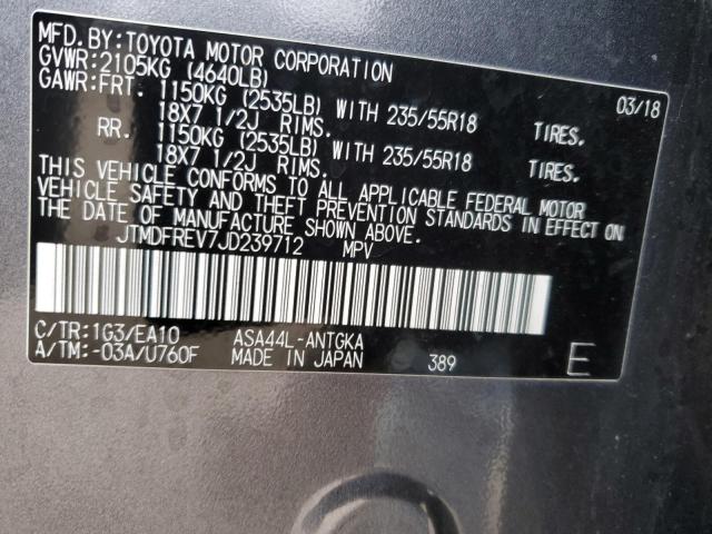 2018 TOYOTA RAV4 LIMIT - JTMDFREV7JD239712